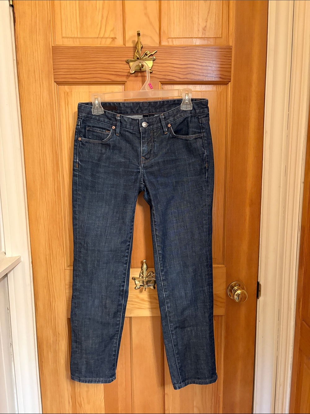 Club Monaco Straight Leg Jeans - Dark Blue Wash